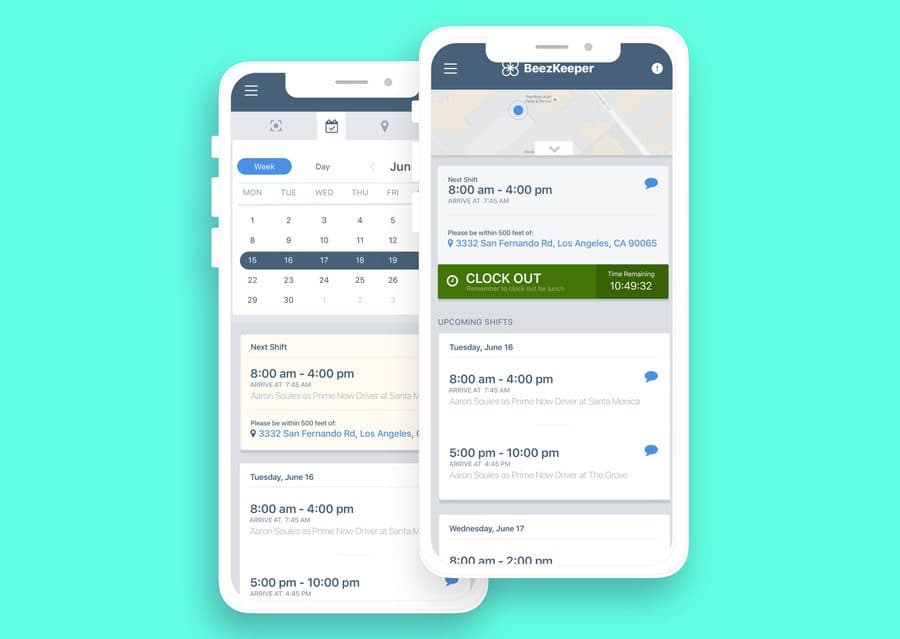 BeezKeeper workforce scheduling mobile app for distributed teams