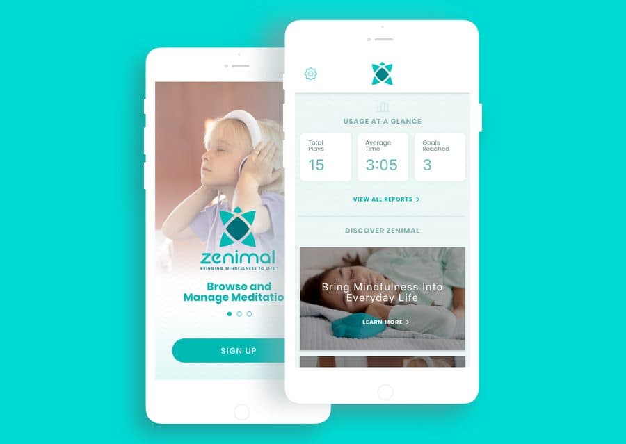 Zenimal mindfulness app for kids and families